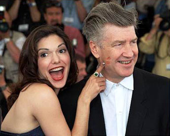 Laura Elena Harring & David Lynch at Cannes (2001)